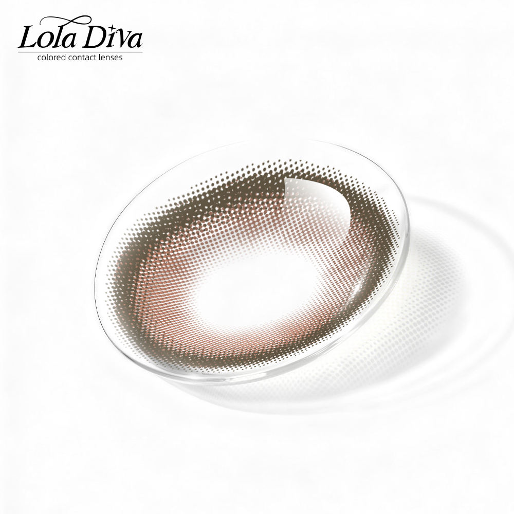 2pcs LolaDiva Coconut Grain Brown | 6-Month Contact Lenses