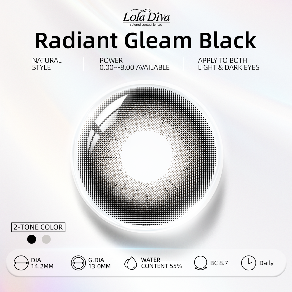 Loladiva Radiant Gleam Black | 1 Daily