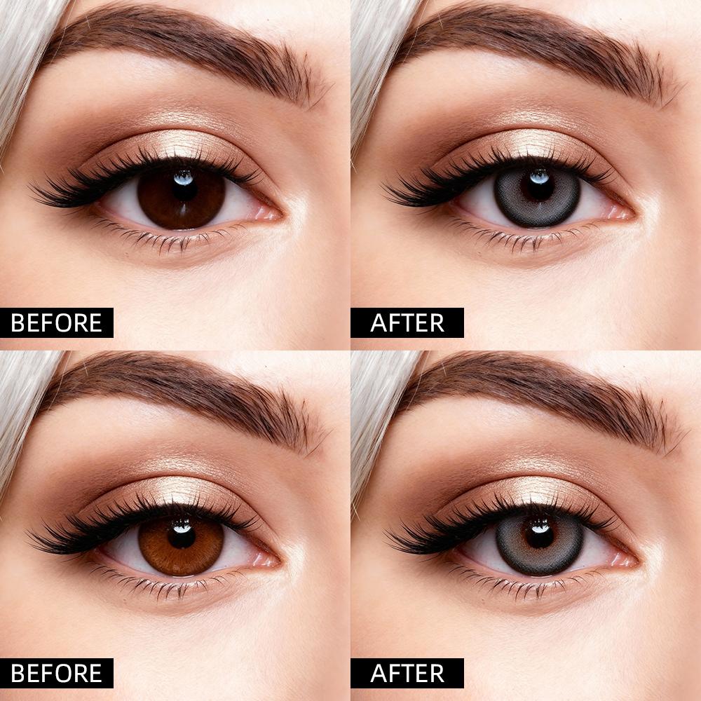 2pcs LolaDiva Iced Dewdrop Blue | 6-Month Contact Lenses