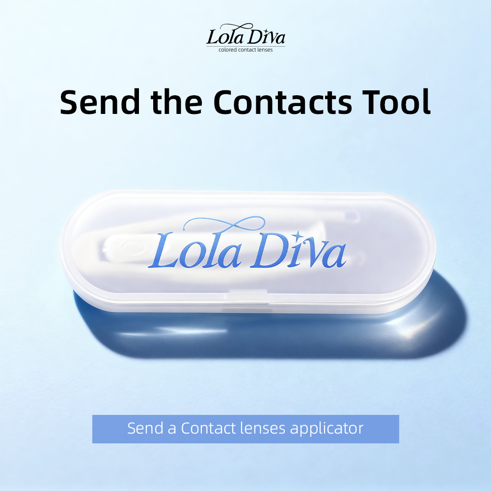 2pcs LolaDiva Cream Truffle Black | 1-Day Contact Lenses