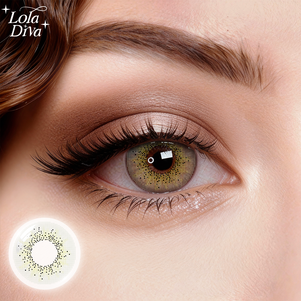 2pcs LolaDiva Mint Speckle Green | 1-Year Contact Lenses