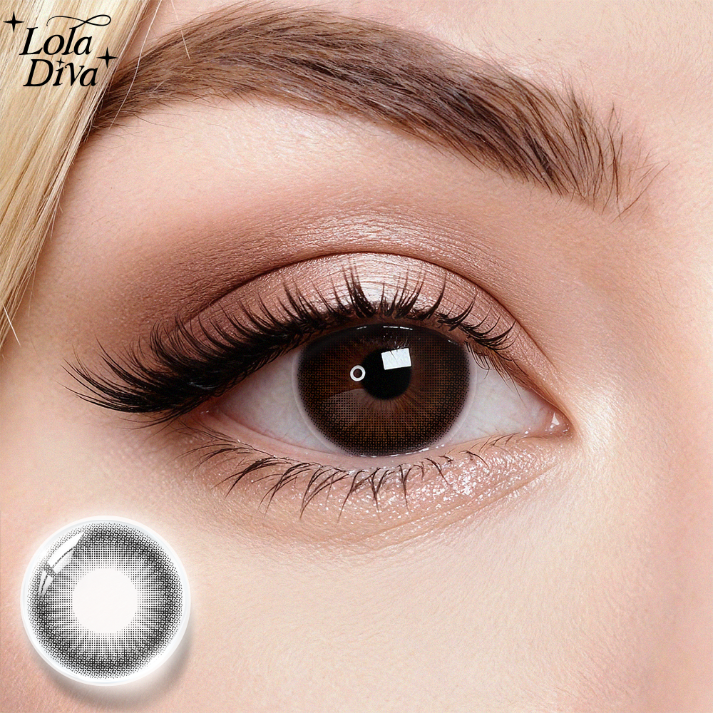 2pcs LolaDiva Mysterious Midnight Black | 1-Year Contact Lenses