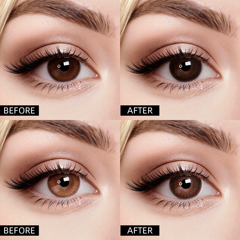 2pcs LolaDiva Mysterious Midnight Black | 1-Year Contact Lenses