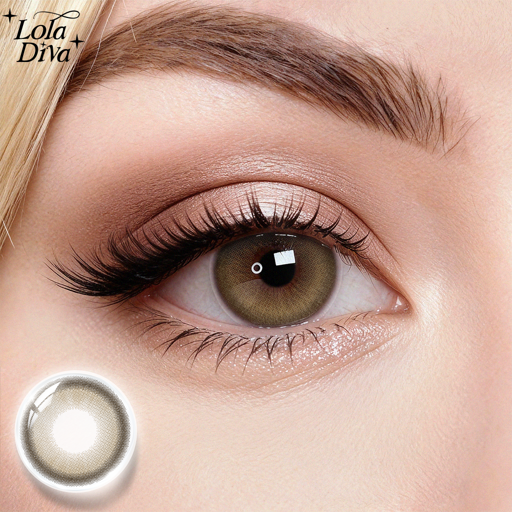 2pcs LolaDiva Sunset Glow Brown | 1-Day Contact Lenses