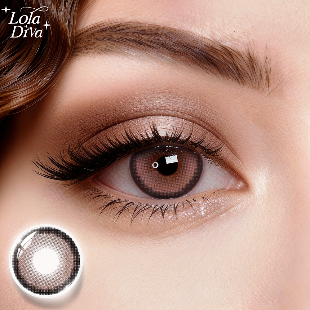 2pcs LolaDiva Truffle Brown | 1-Day Contact Lenses 14.5mm