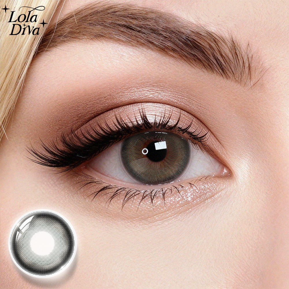 Loladiva Contact Lenses Lunar Feather Grey | 1 Daily