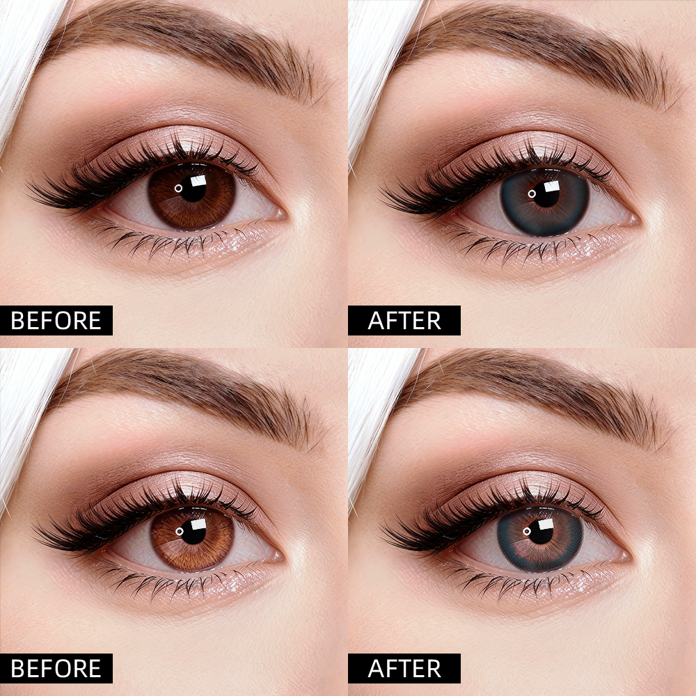 2pcs LolaDiva Berry Cloud Blue | 1-Day Contact Lenses