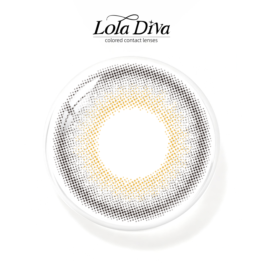 2pcs LolaDiva Sweet Cream Gray | 1-Day Contact Lenses