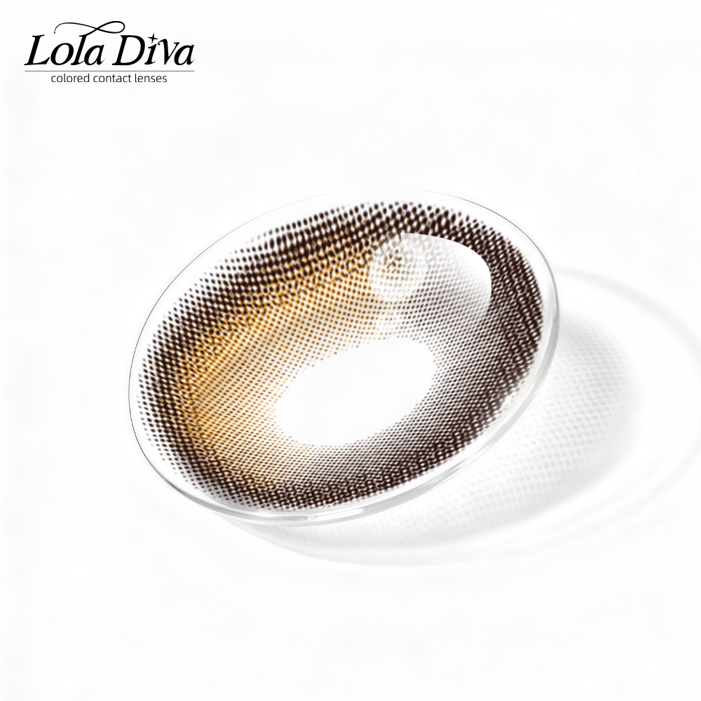2pcs LolaDiva Giraffe Brown | 1-Day Contact Lenses