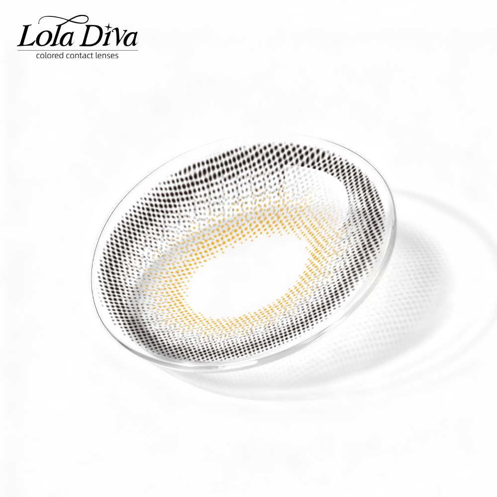 2pcs LolaDiva Sweet Cream Gray | 1-Day Contact Lenses