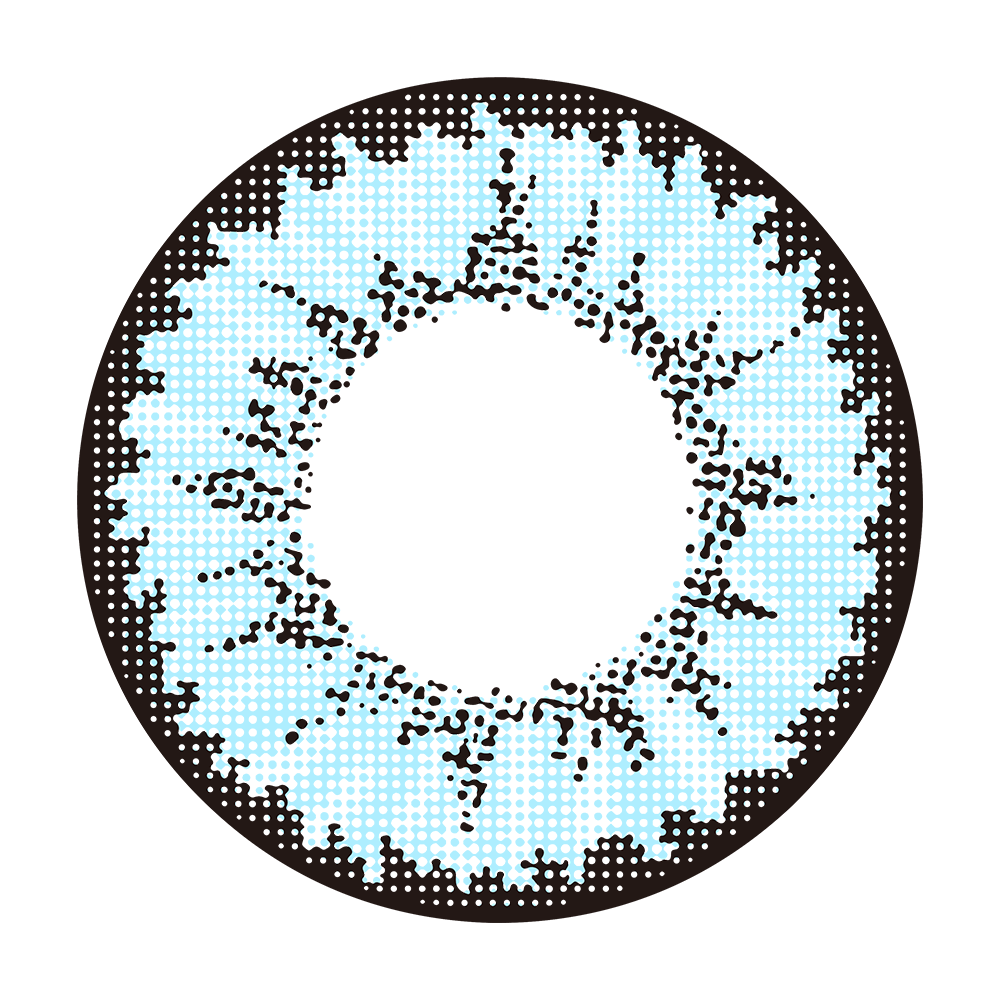 2pcs LolaDiva Crystal Shard Blue | 1-Year Contact Lenses