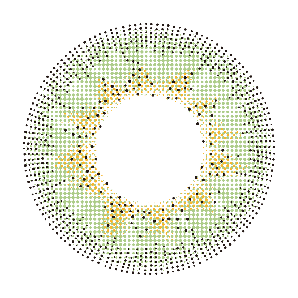 2pcs LolaDiva Spring Petal Green | 1-Year Contact Lenses