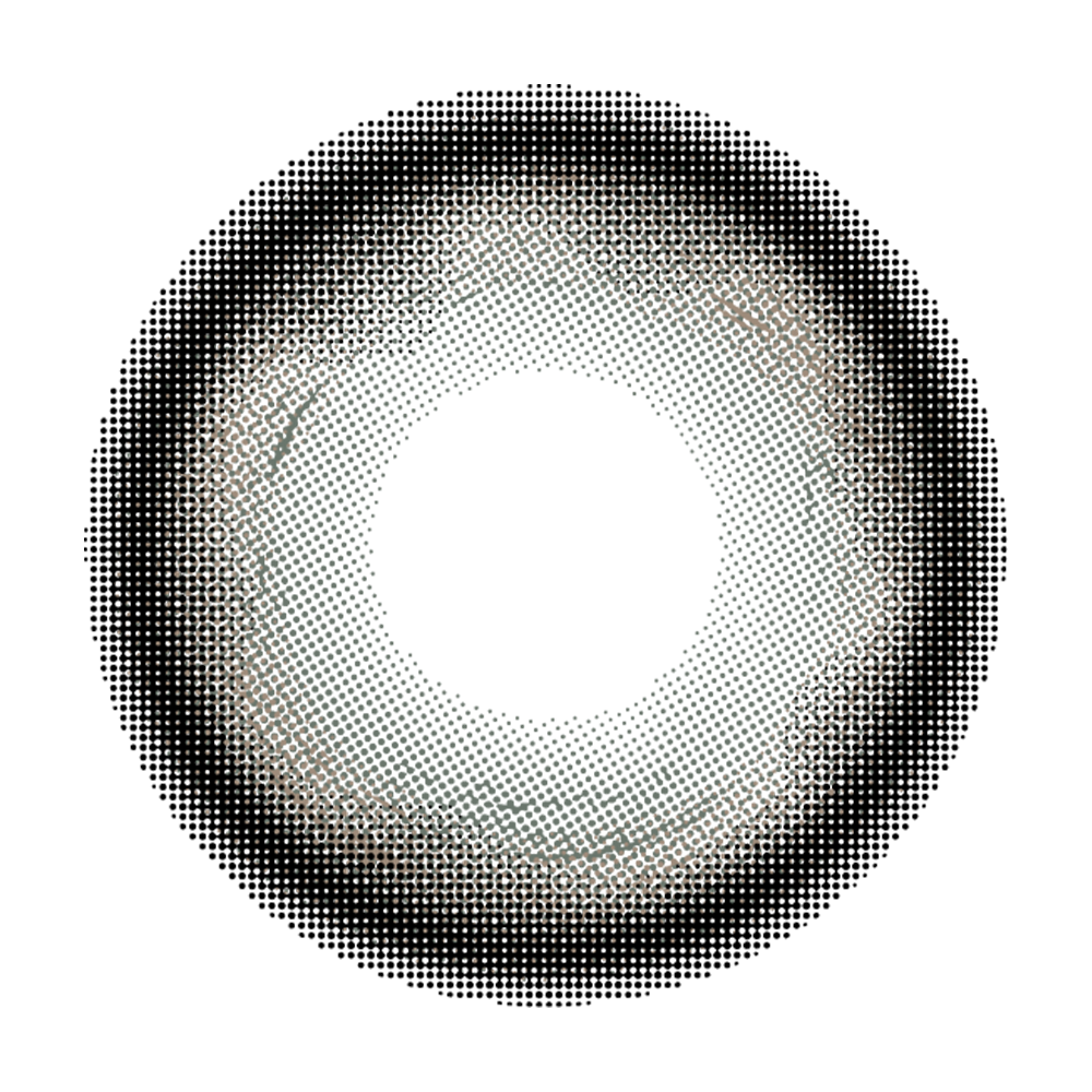 2pcs LolaDiva Lunar Feather Grey | 1-Day Contact Lenses 14.5mm