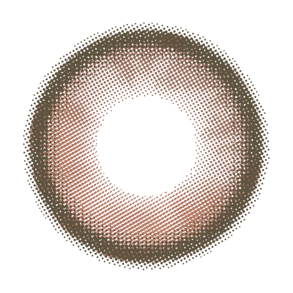 2pcs LolaDiva Coconut Grain Brown | 1-Day Contact Lenses 14.5mm