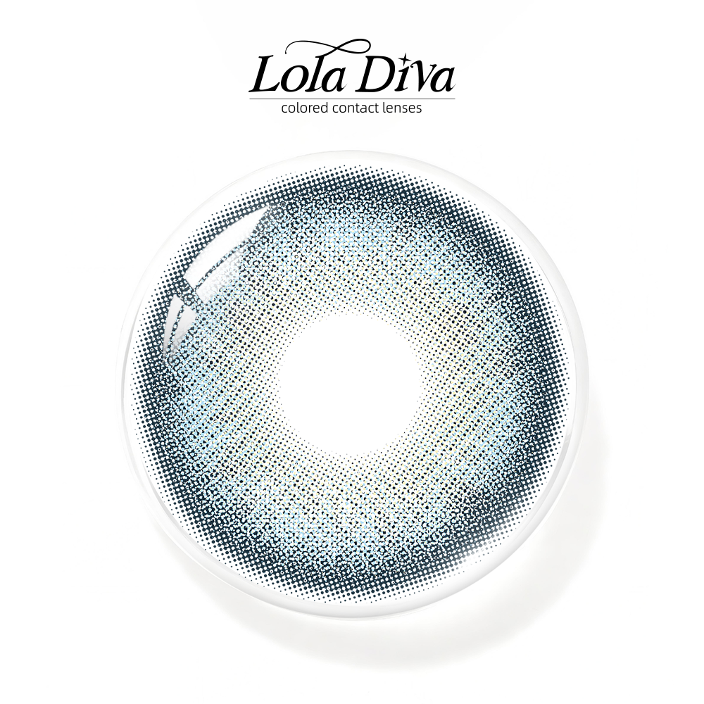 2pcs LolaDiva Nebula Gray | 1-Year Contact Lenses