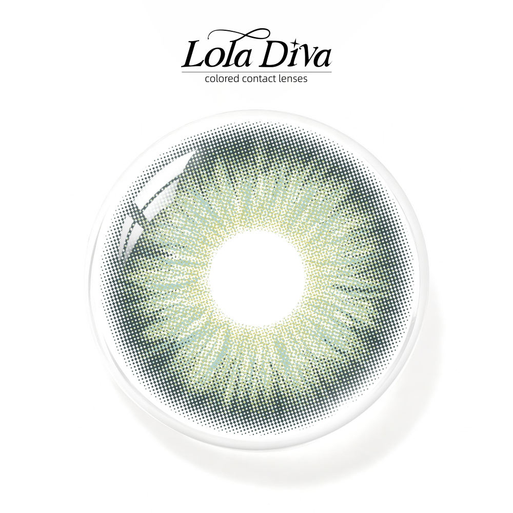 2pcs LolaDiva Aurora Green  | 1-Year Contact Lenses