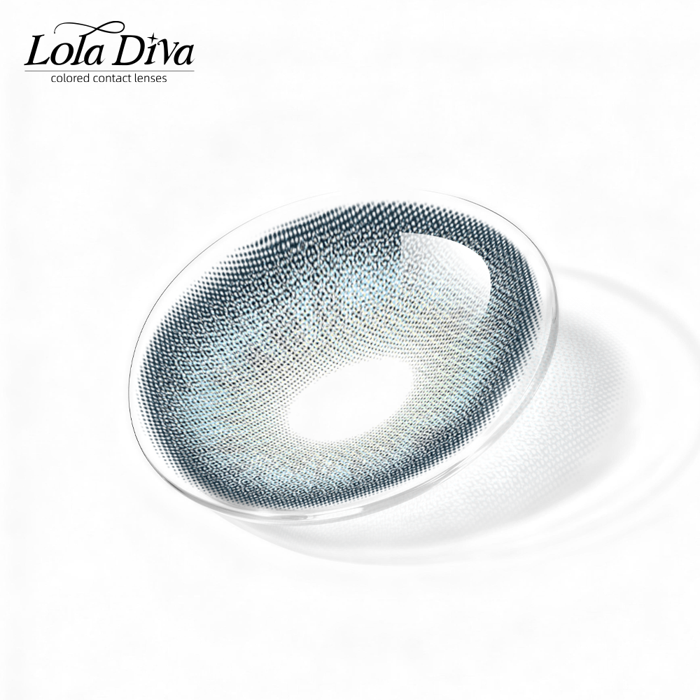 2pcs LolaDiva Nebula Gray | 1-Year Contact Lenses