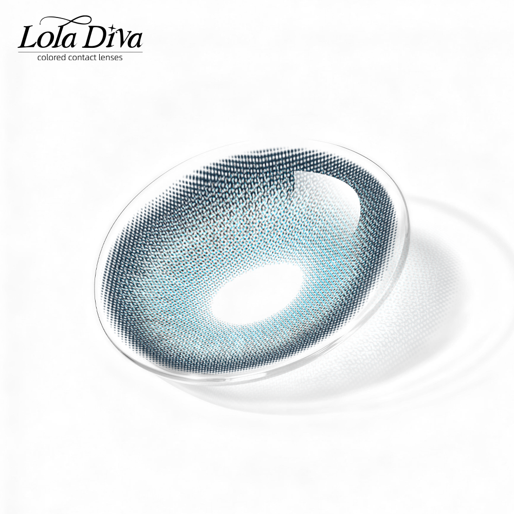 2pcs LolaDiva Misty Lake ​Blue | 1-Year Contact Lenses