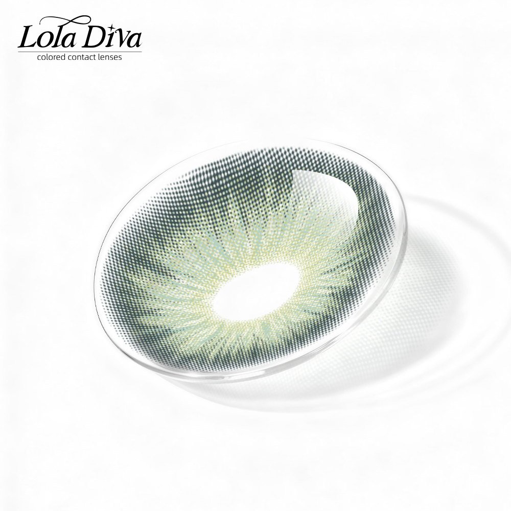 2pcs LolaDiva Aurora Green  | 1-Year Contact Lenses