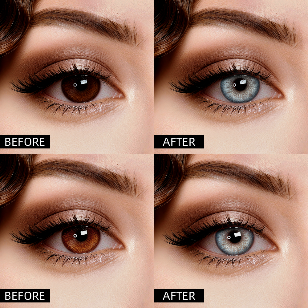 2pcs LolaDiva Nebula Gray | 1-Year Contact Lenses