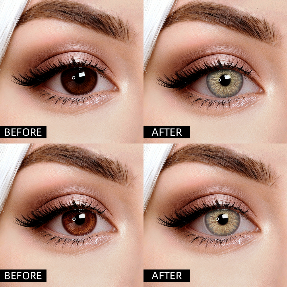 2pcs LolaDiva Ash Brown  | 1-Year Contact Lenses