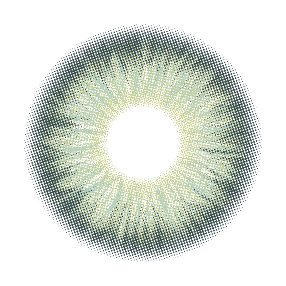 2pcs LolaDiva Aurora Green  | 1-Year Contact Lenses