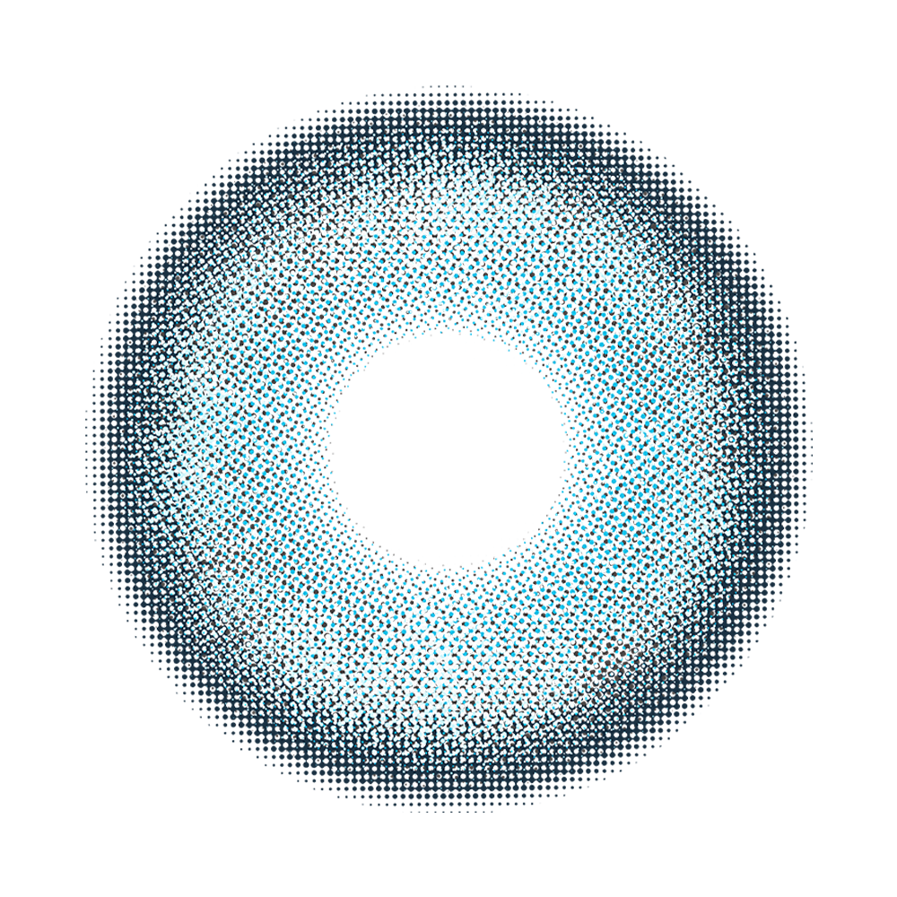 2pcs LolaDiva Misty Lake ​Blue | 1-Year Contact Lenses