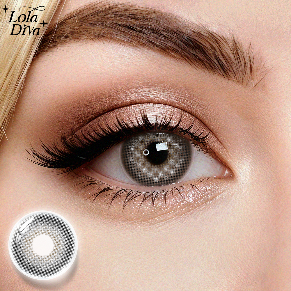 LolaDiva Moonstone Gray 1-Year Contact Lenses