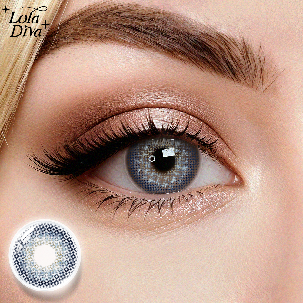 2pcs LolaDiva Luna Blue  | 1-Year Contact Lenses