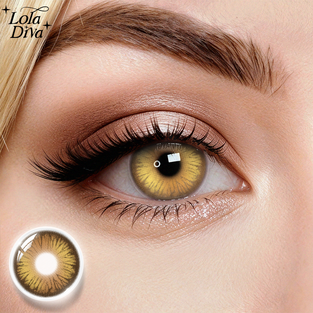 2pcs LolaDiva Mars Punk Brown | 1-Year Contact Lenses 14.5mm