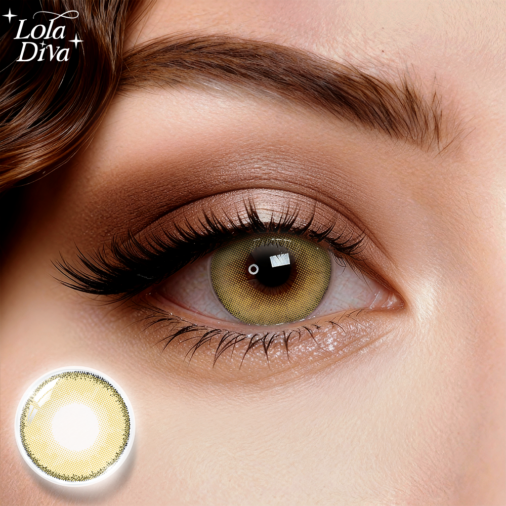 2pcs LolaDiva Egyptian Brown | 1-Year Contact Lenses