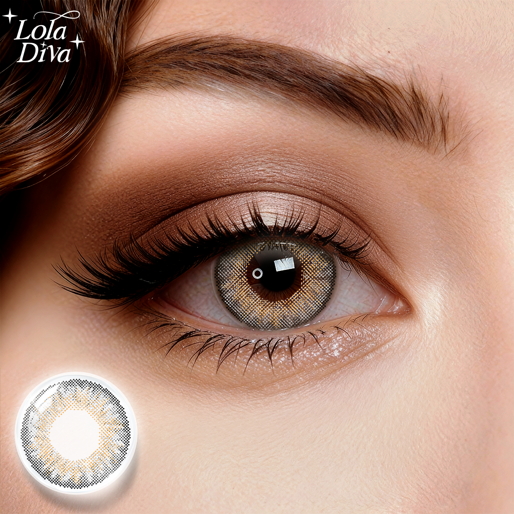 2pcs LolaDiva Ethereal Mist Gray | 1-Year Contact Lenses