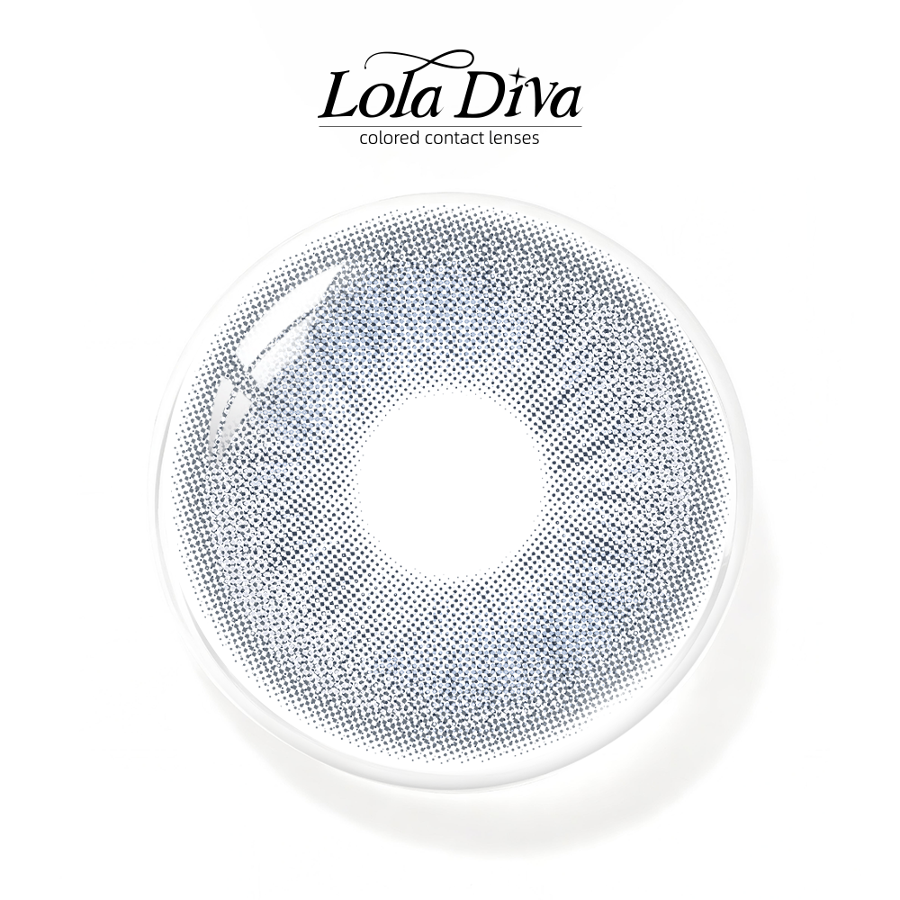 2pcs LolaDiva Mistberry Blue  | 1-Year Contact Lenses