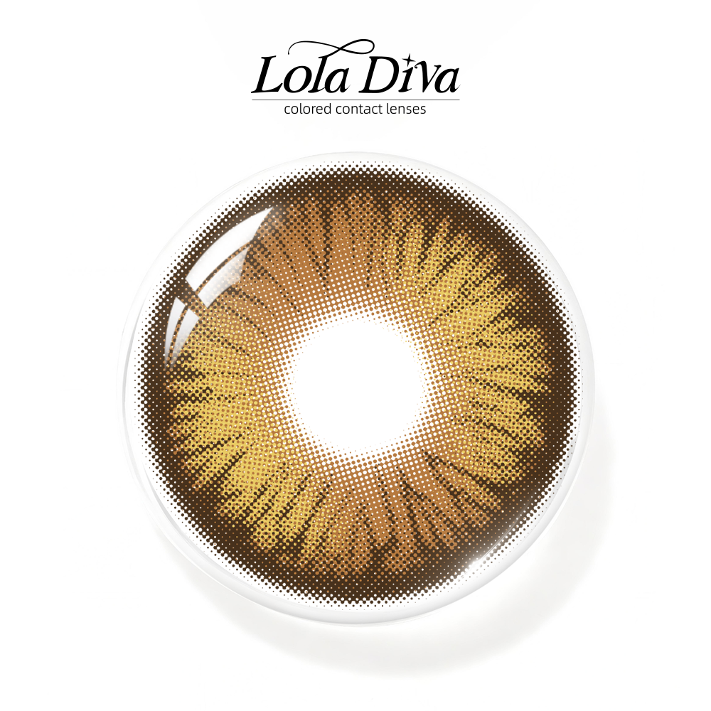 2pcs LolaDiva Mars Punk Brown | 1-Year Contact Lenses 14.5mm