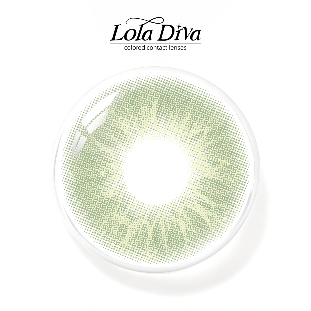 2pcs LolaDiva Magic Stone Green | 1-Year Contact Lenses