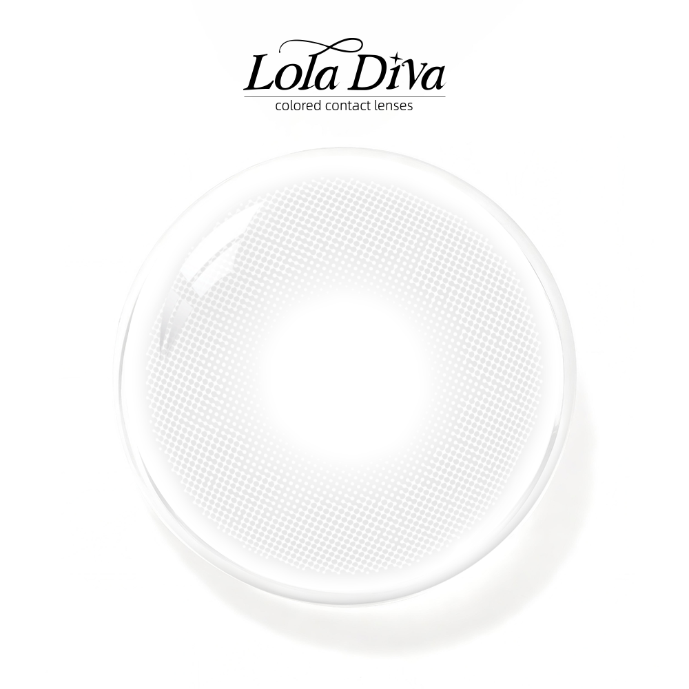 2pcs LolaDiva Polar Lights Grey | 1-Year Contact Lenses