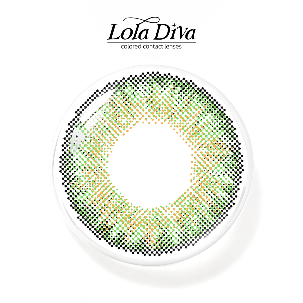2pcs LolaDiva Wonderland Green | 1-Year Contact Lenses
