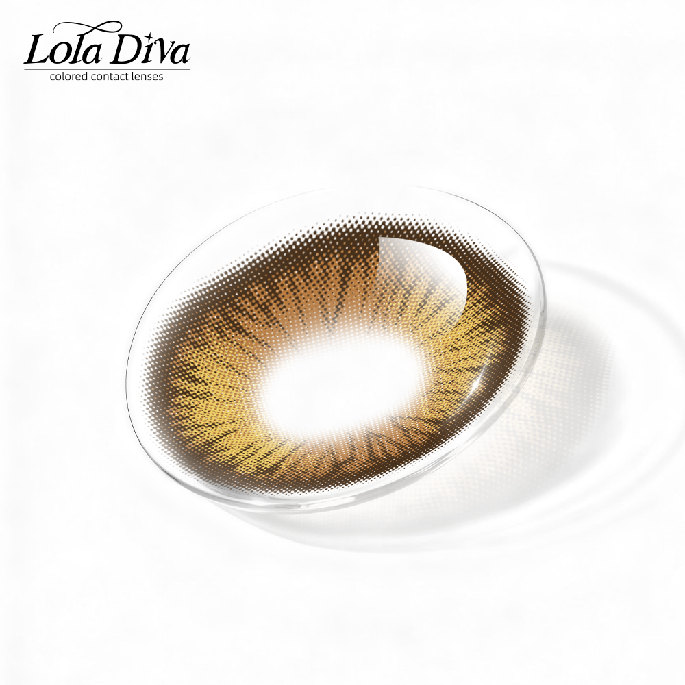 2pcs LolaDiva Mars Punk Brown | 1-Year Contact Lenses 14.5mm