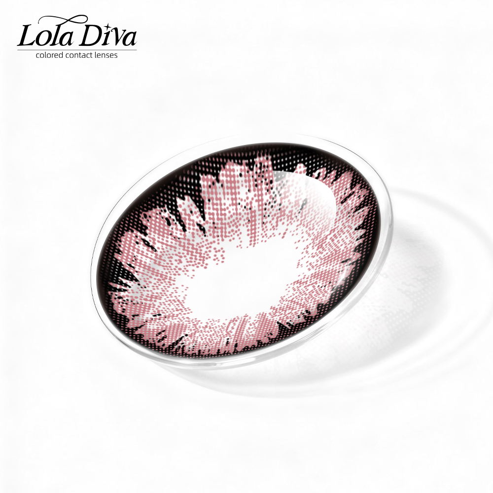 2pcs LolaDiva Rosé Nymph​ Pink | 1-Year Contact Lenses