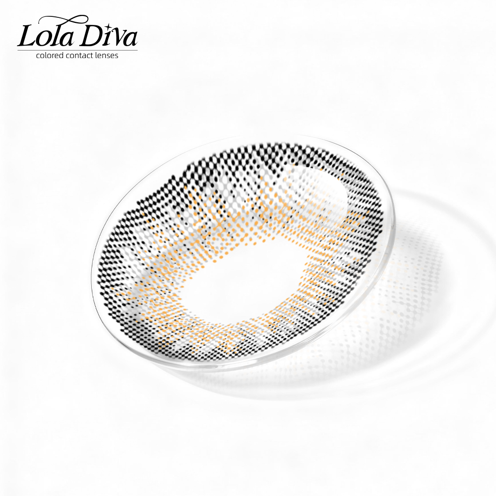 2pcs LolaDiva Ethereal Mist Gray | 1-Year Contact Lenses