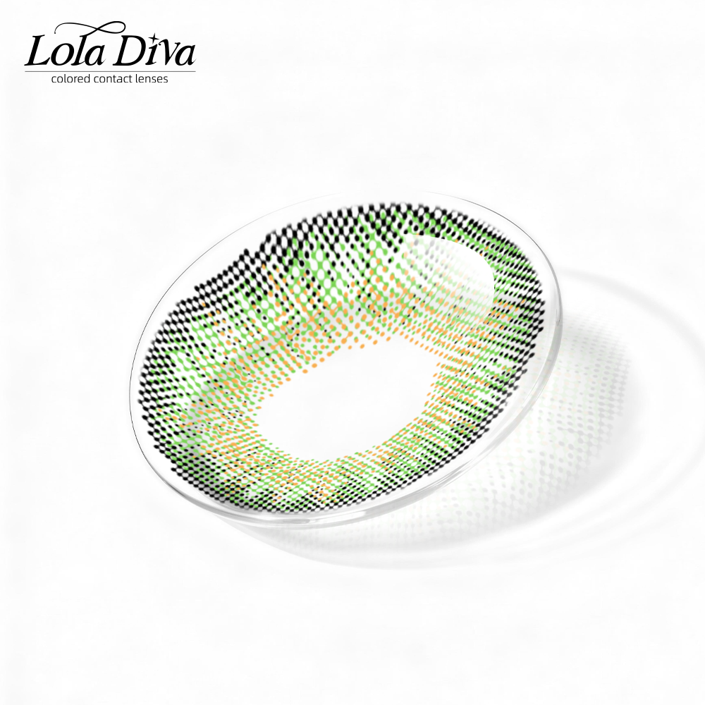 2pcs LolaDiva Wonderland Green | 1-Year Contact Lenses