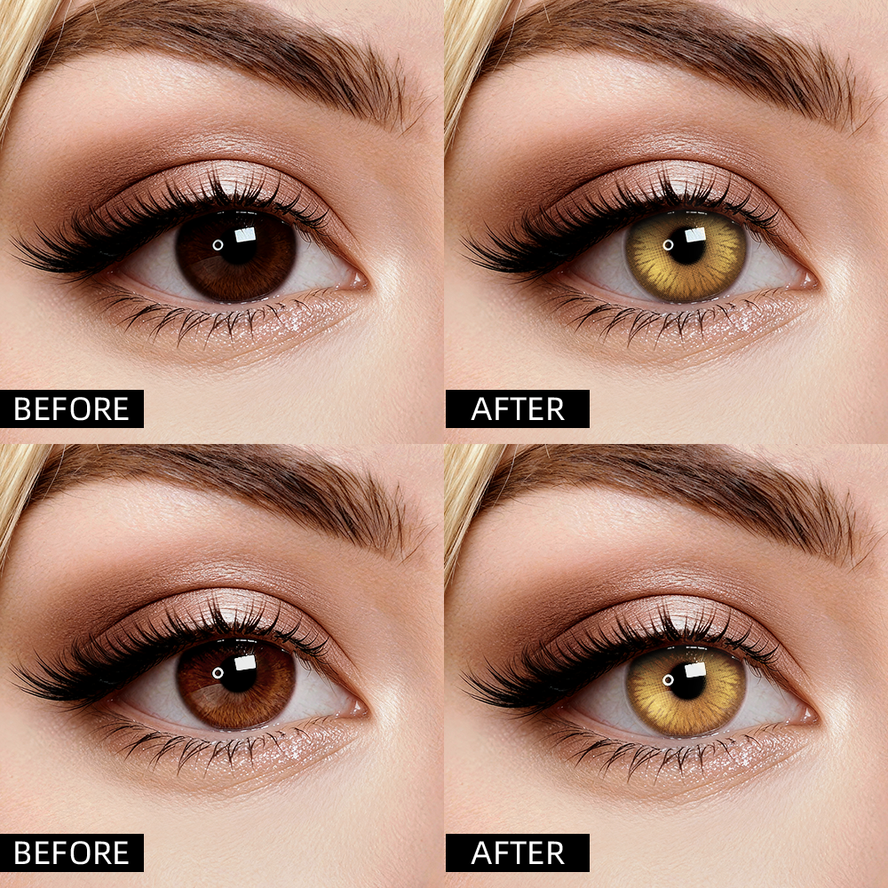 2pcs LolaDiva Mars Punk Brown | 1-Year Contact Lenses 14.5mm