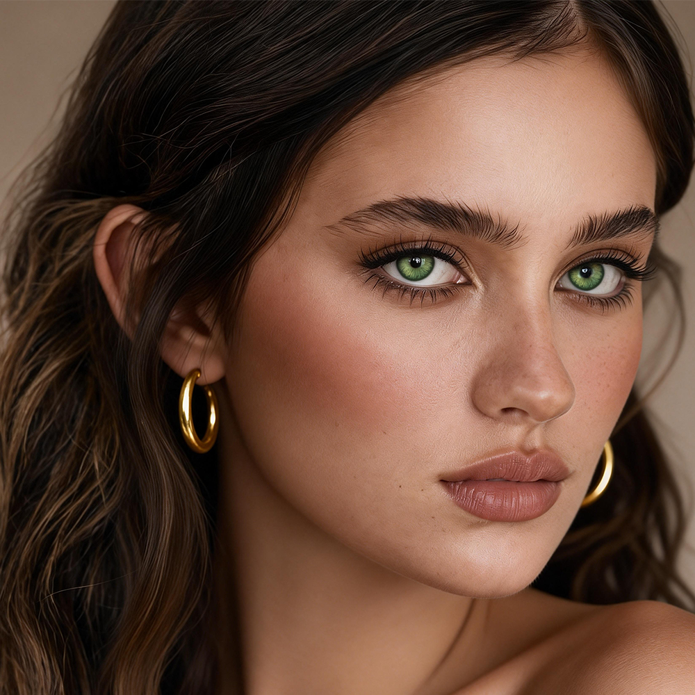 2pcs LolaDiva Punk Nova Green  | 1-Year Contact Lenses