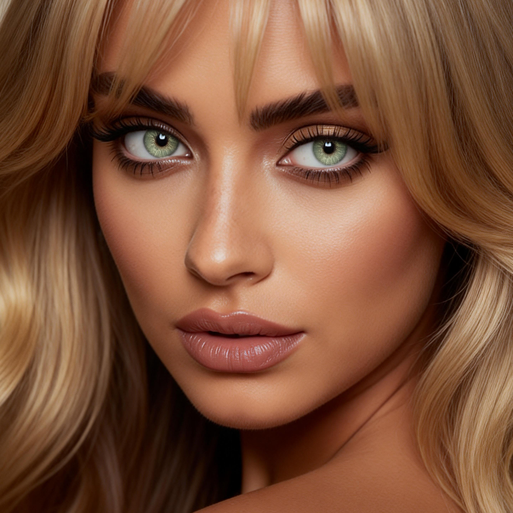 2pcs LolaDiva Magic Stone Green | 1-Year Contact Lenses