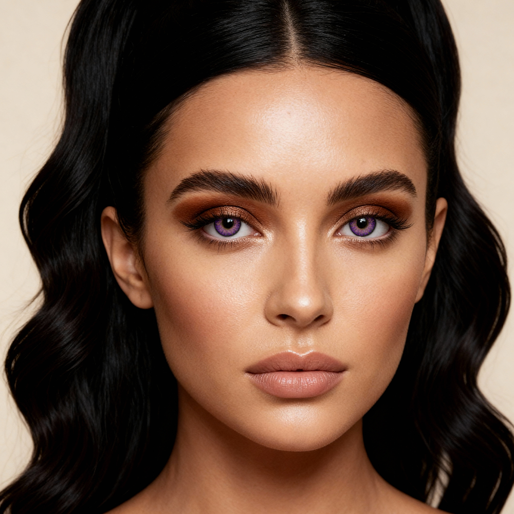 2pcs LolaDiva Twilight Iris Purple | 1-Year Contact Lenses