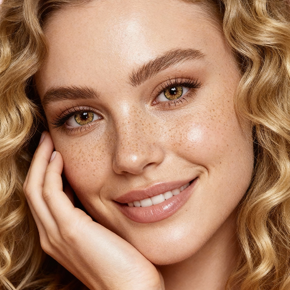 2pcs LolaDiva Helios'Tear Hazel | 1-Year Contact Lenses