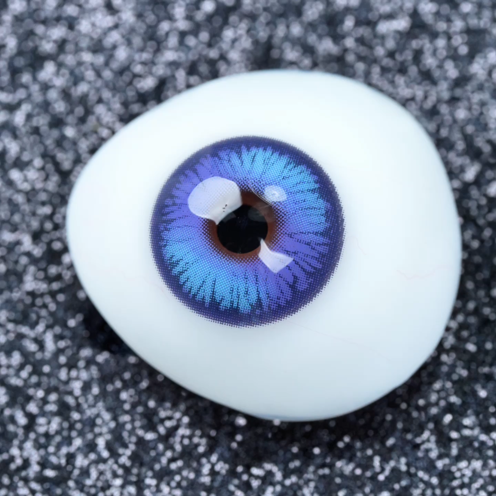 2pcs LolaDiva Stellar Punk Blue | 1-Year Contact Lenses