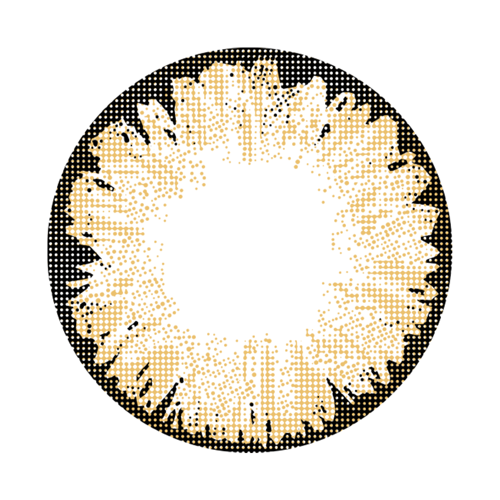 2pcs LolaDiva Helios'Tear Hazel | 1-Year Contact Lenses