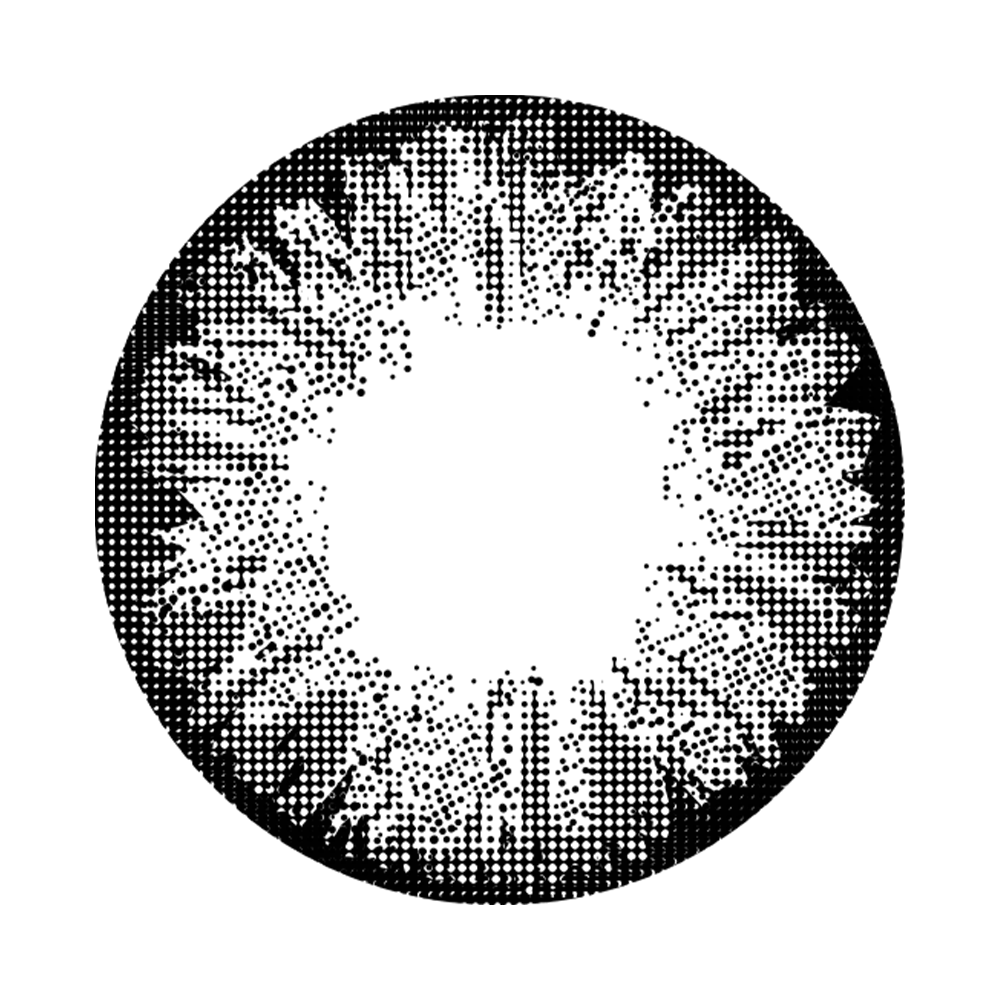 2pcs LolaDiva Hades' Gaze​ Black | 1-Year Contact Lenses