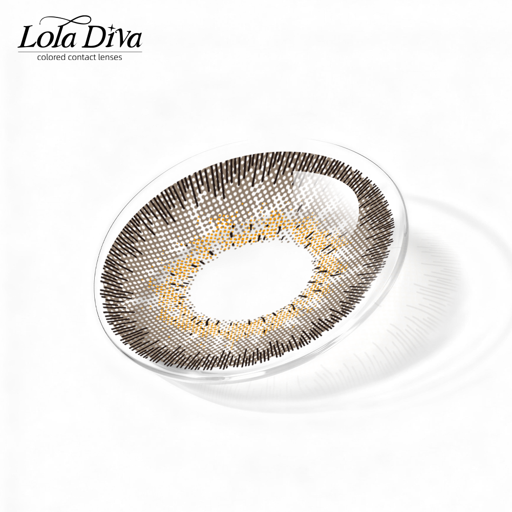 2pcs LolaDiva Nocturne Echo Brown | 1-Year Contact Lenses